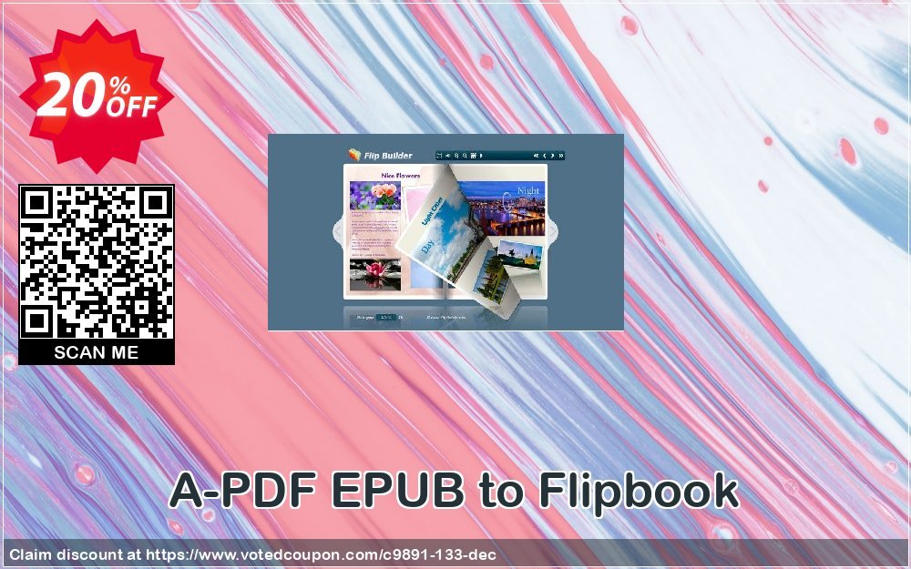 A-PDF EPUB to Flipbook Coupon, discount A-PDF Coupon (9891). Promotion: 20% IVS and A-PDF