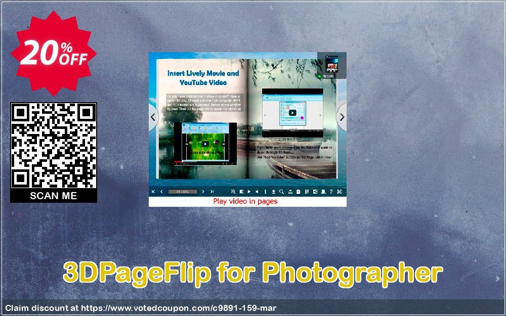 3DPageFlip for Photographer Coupon Code May 2024, 20% OFF - VotedCoupon