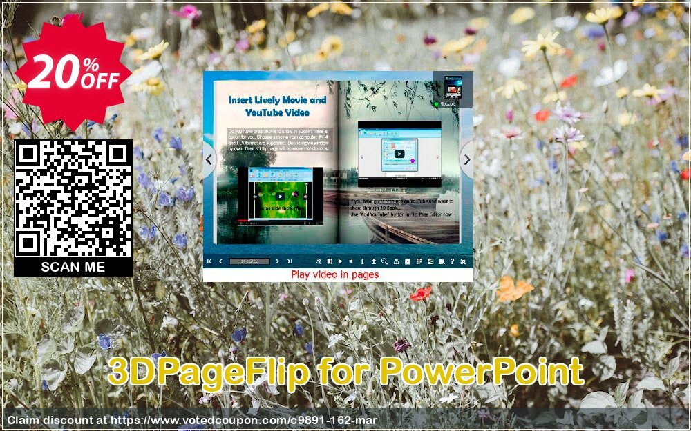 3DPageFlip for PowerPoint Coupon Code May 2024, 20% OFF - VotedCoupon