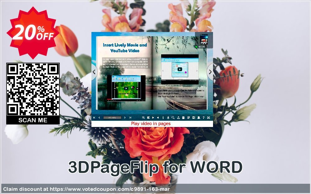 3DPageFlip for WORD Coupon Code May 2024, 20% OFF - VotedCoupon