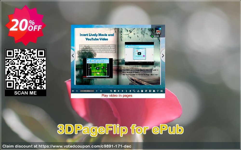 3DPageFlip for ePub Coupon Code Apr 2024, 20% OFF - VotedCoupon