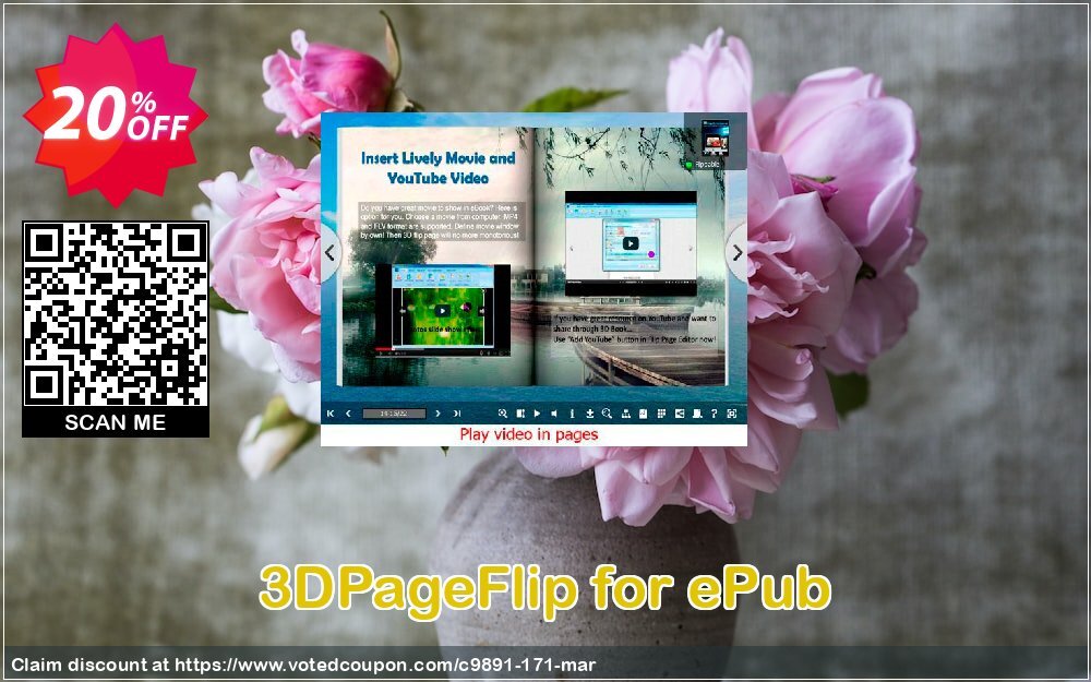 3DPageFlip for ePub Coupon Code Apr 2024, 20% OFF - VotedCoupon