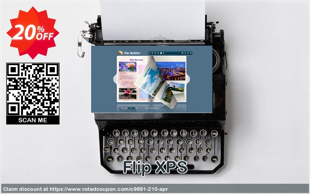 Flip XPS Coupon, discount A-PDF Coupon (9891). Promotion: 20% IVS and A-PDF