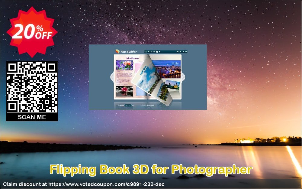 Flipping Book 3D for Photographer Coupon Code Apr 2024, 20% OFF - VotedCoupon