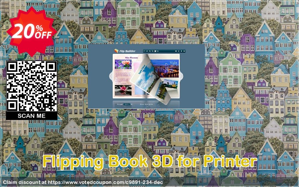 Flipping Book 3D for Printer Coupon, discount A-PDF Coupon (9891). Promotion: 20% IVS and A-PDF
