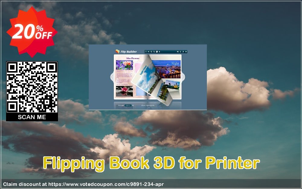 Flipping Book 3D for Printer Coupon Code May 2024, 20% OFF - VotedCoupon