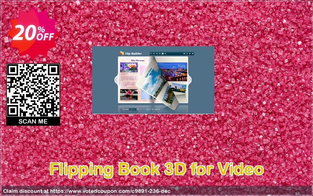 Flipping Book 3D for Video Coupon Code Apr 2024, 20% OFF - VotedCoupon