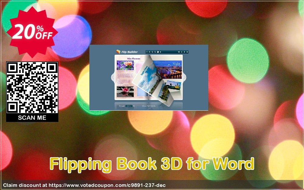 Flipping Book 3D for Word Coupon Code May 2024, 20% OFF - VotedCoupon