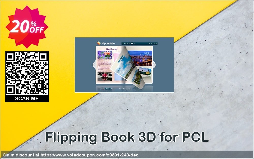 Flipping Book 3D for PCL Coupon, discount A-PDF Coupon (9891). Promotion: 20% IVS and A-PDF