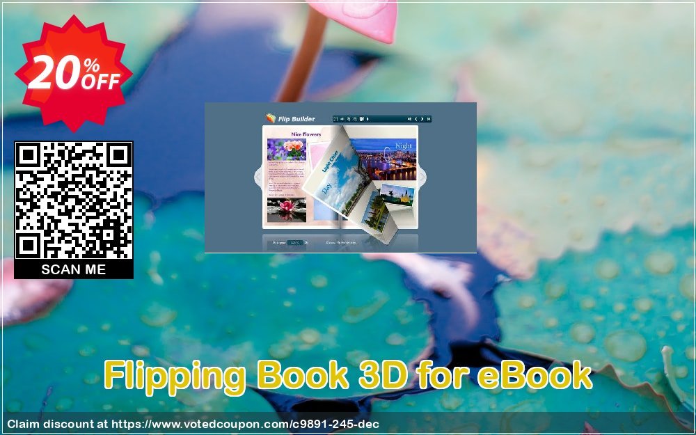 Flipping Book 3D for eBook Coupon Code Apr 2024, 20% OFF - VotedCoupon