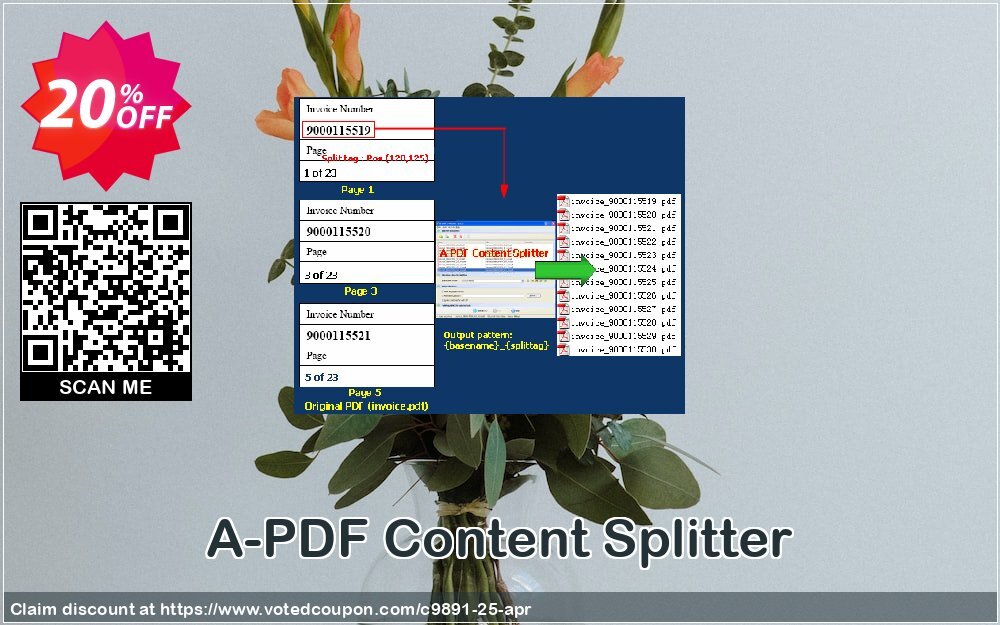 A-PDF Content Splitter Coupon, discount A-PDF Coupon (9891). Promotion: 20% IVS and A-PDF