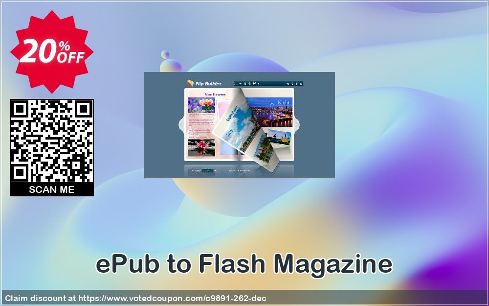 ePub to Flash Magazine Coupon, discount A-PDF Coupon (9891). Promotion: 20% IVS and A-PDF