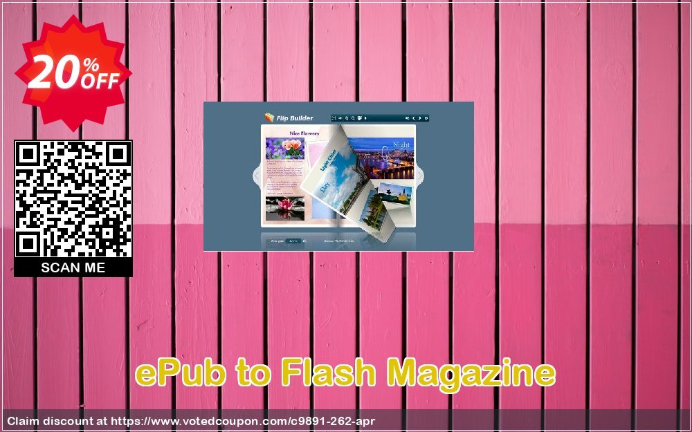 ePub to Flash Magazine Coupon, discount A-PDF Coupon (9891). Promotion: 20% IVS and A-PDF