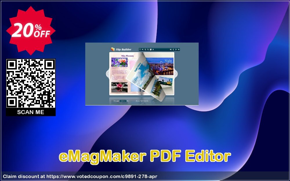 eMagMaker PDF Editor Coupon, discount A-PDF Coupon (9891). Promotion: 20% IVS and A-PDF