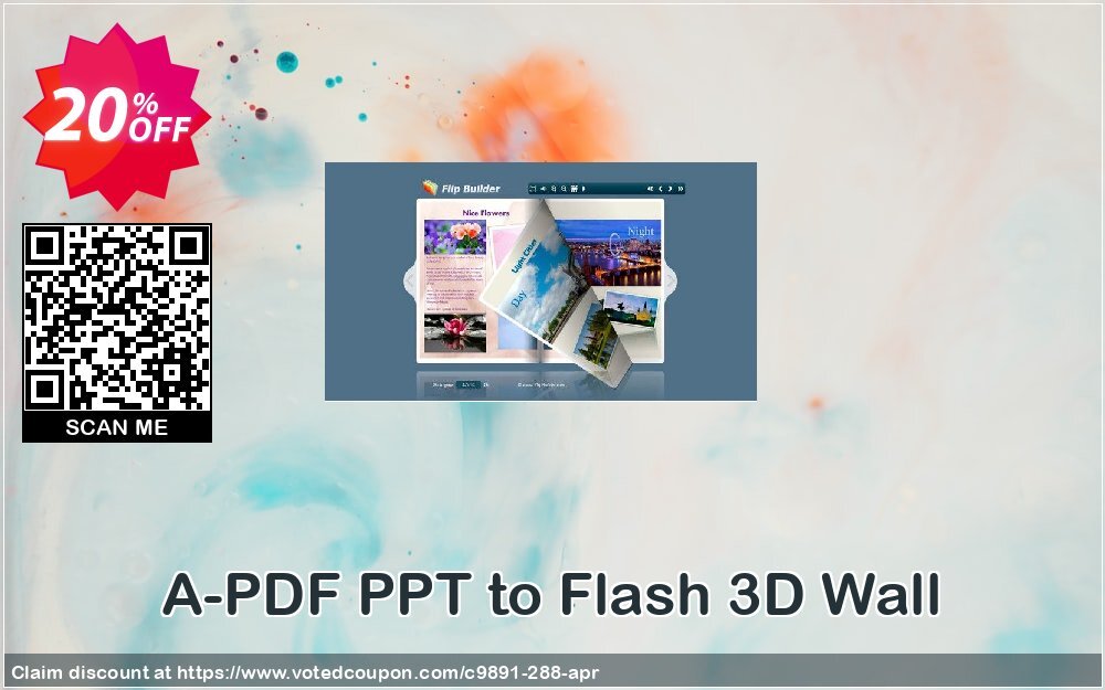 A-PDF PPT to Flash 3D Wall Coupon, discount A-PDF Coupon (9891). Promotion: 20% IVS and A-PDF