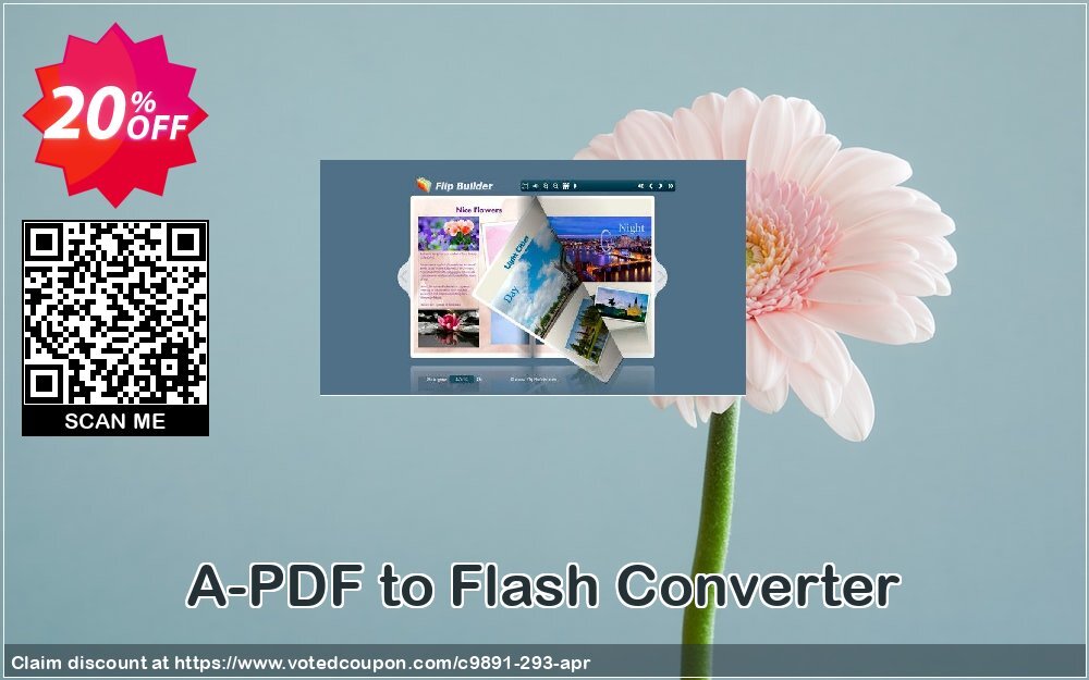 A-PDF to Flash Converter Coupon, discount A-PDF Coupon (9891). Promotion: 20% IVS and A-PDF