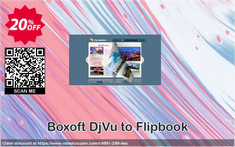 Boxoft DjVu to Flipbook Coupon, discount A-PDF Coupon (9891). Promotion: 20% IVS and A-PDF