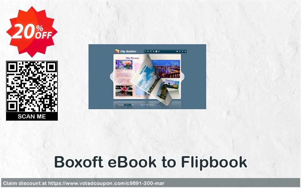 Boxoft eBook to Flipbook Coupon Code Apr 2024, 20% OFF - VotedCoupon