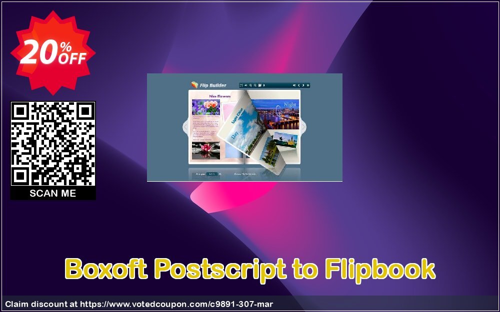 Boxoft Postscript to Flipbook Coupon, discount A-PDF Coupon (9891). Promotion: 20% IVS and A-PDF