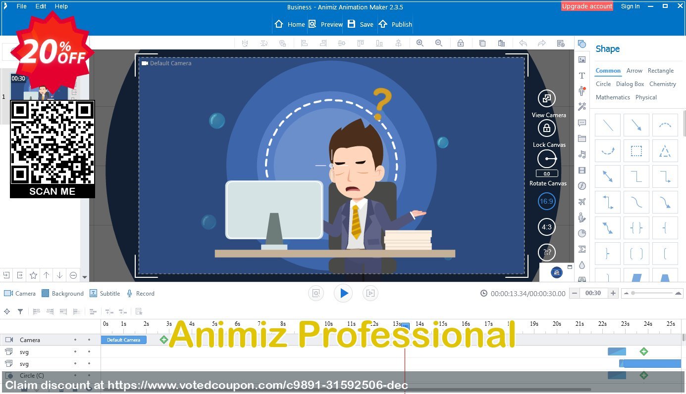 Animiz Professional Coupon, discount 20% OFF Animiz Professional, verified. Promotion: Wonderful discounts code of Animiz Professional, tested & approved