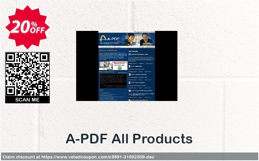 A-PDF All Products Coupon Code Apr 2024, 20% OFF - VotedCoupon