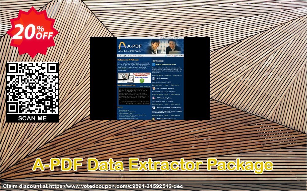 A-PDF Data Extractor Package Coupon, discount 20% OFF A-PDF Data Extractor Package, verified. Promotion: Wonderful discounts code of A-PDF Data Extractor Package, tested & approved