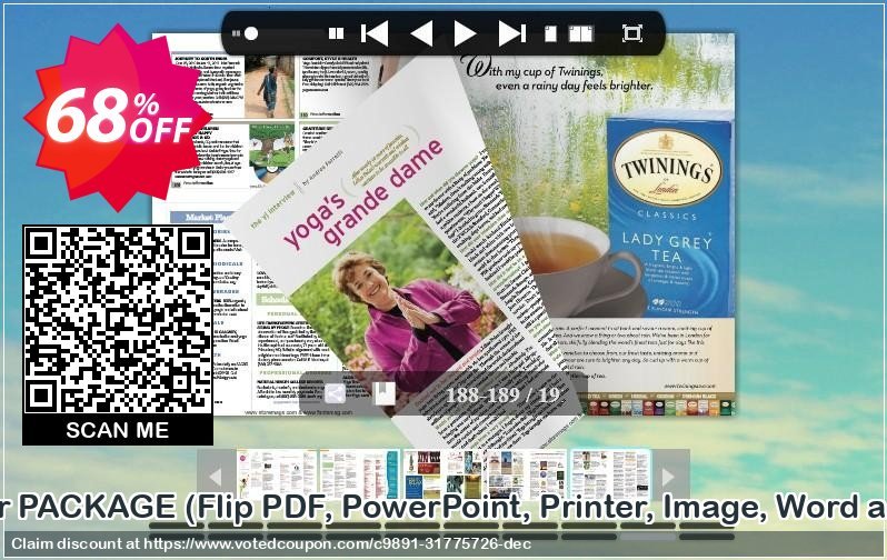 Flipbuilder PACKAGE, Flip PDF, PowerPoint, Printer, Image, Word and Writer  Coupon Code May 2024, 68% OFF - VotedCoupon