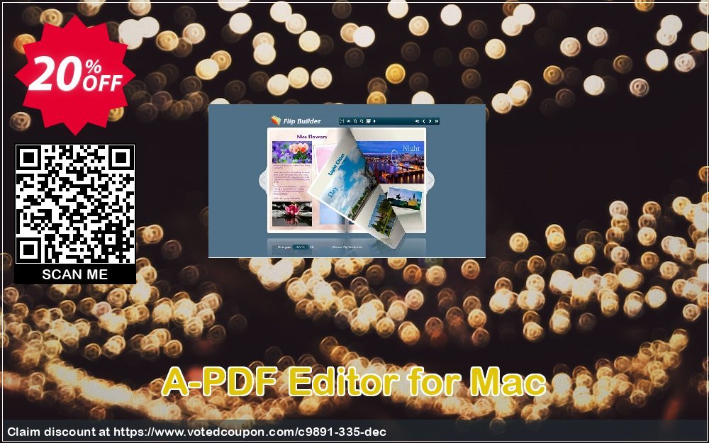 A-PDF Editor for MAC Coupon, discount A-PDF Coupon (9891). Promotion: 20% IVS and A-PDF