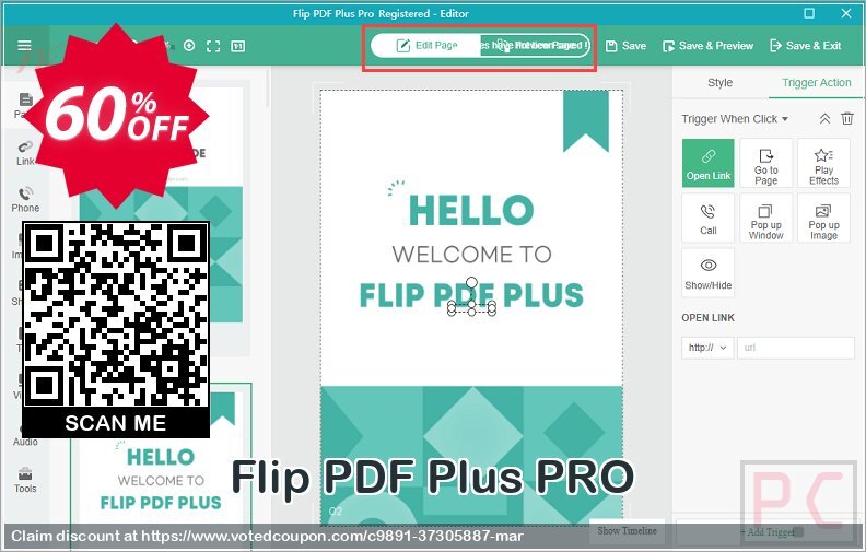 Flip PDF Plus PRO Coupon, discount 43% OFF Flip PDF Plus PRO, verified. Promotion: Wonderful discounts code of Flip PDF Plus PRO, tested & approved