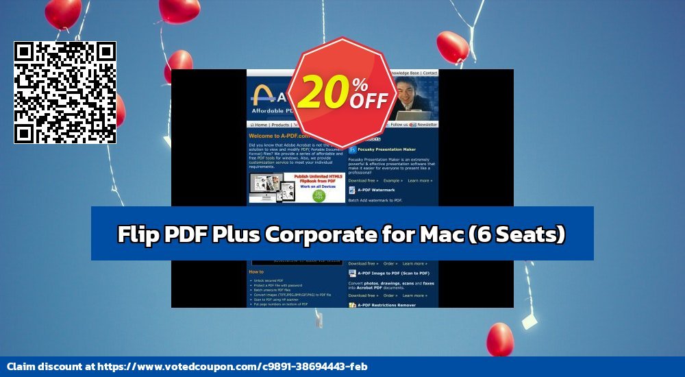 Flip PDF Plus Corporate for MAC, 6 Seats  Coupon Code May 2024, 20% OFF - VotedCoupon