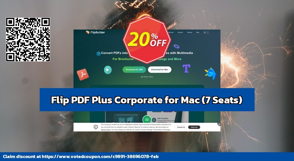 Flip PDF Plus Corporate for MAC, 7 Seats  Coupon, discount Back to School Promotion. Promotion: Awful discount code of Flip PDF Plus Corporate for Mac (7 Seats) 2023