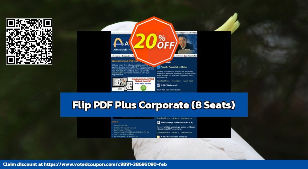 Flip PDF Plus Corporate, 8 Seats  Coupon Code May 2024, 20% OFF - VotedCoupon