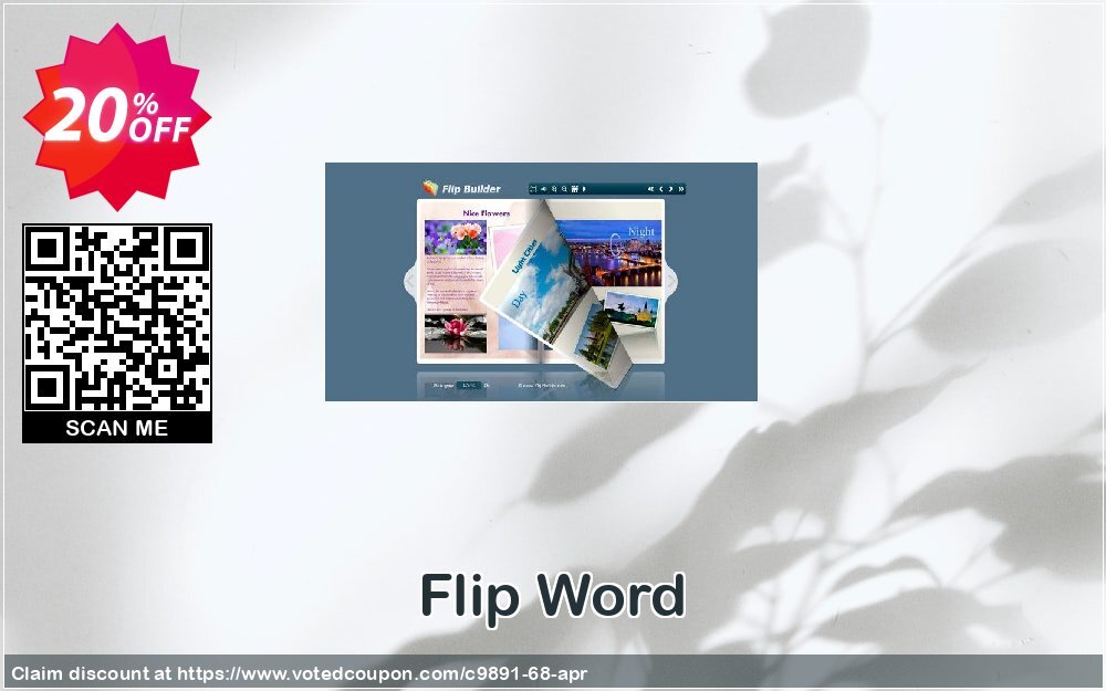 Flip Word Coupon, discount A-PDF Coupon (9891). Promotion: 20% IVS and A-PDF