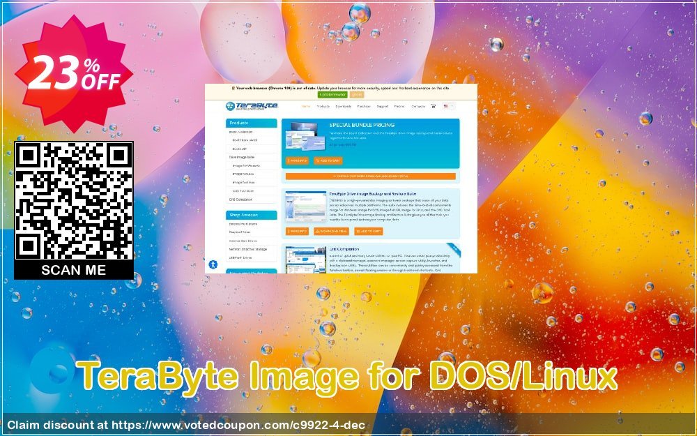 TeraByte Image for DOS/Linux Coupon, discount TeraByte Drive Image Backup and Restore DOS/Linux Suite wonderful sales code 2023. Promotion: 10% TeraByte terabyteunlimited.com