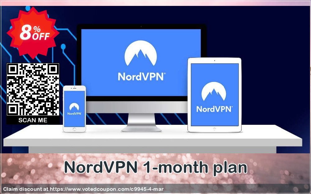 NordVPN 1-month plan Coupon, discount 7% OFF NordVPN 1-month plan, verified. Promotion: Fearsome discount code of NordVPN 1-month plan, tested & approved