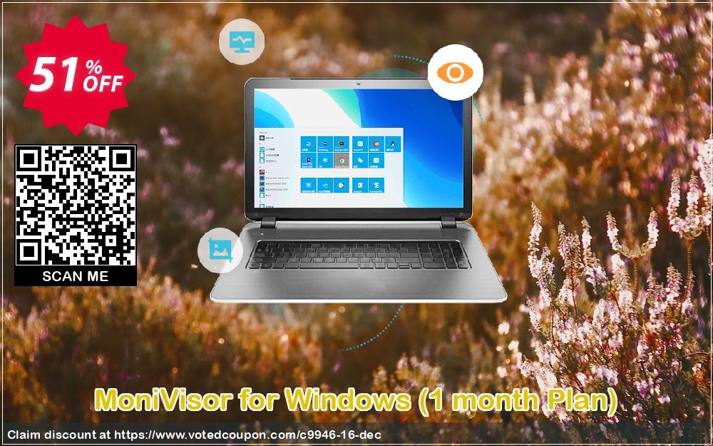 MoniVisor for WINDOWS, Monthly Plan  Coupon, discount 50% OFF MoniVisor for Windows (1 month Plan), verified. Promotion: Dreaded promo code of MoniVisor for Windows (1 month Plan), tested & approved