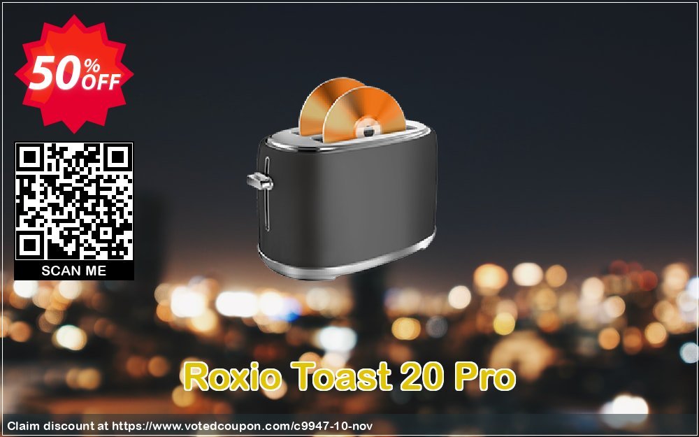 Roxio Toast 20 Pro Coupon Code Oct 2023, 50% OFF - VotedCoupon