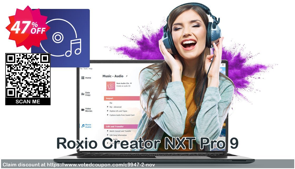 Roxio Creator NXT Pro 9 Coupon Code Oct 2023, 47% OFF - VotedCoupon
