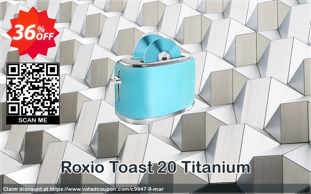 Roxio Toast 20 Titanium Coupon, discount 36% OFF Toast 18 Titanium, verified. Promotion: Excellent discounts code of Toast 18 Titanium, tested & approved