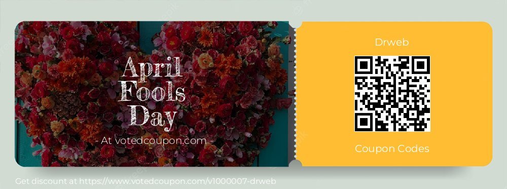 Drweb Coupon discount, offer to 2025 April Fools Day