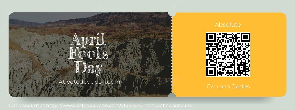 Absolute Coupon discount, offer to 2025 April Fool's Day