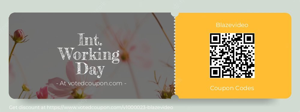 Blazevideo Coupon discount, offer to 2024 Mothers Day