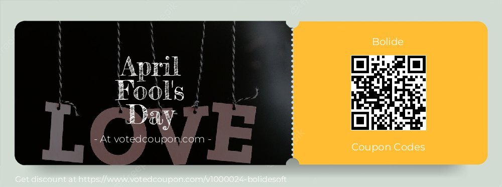 Bolide Coupon discount, offer to 2025 April Fool's Day