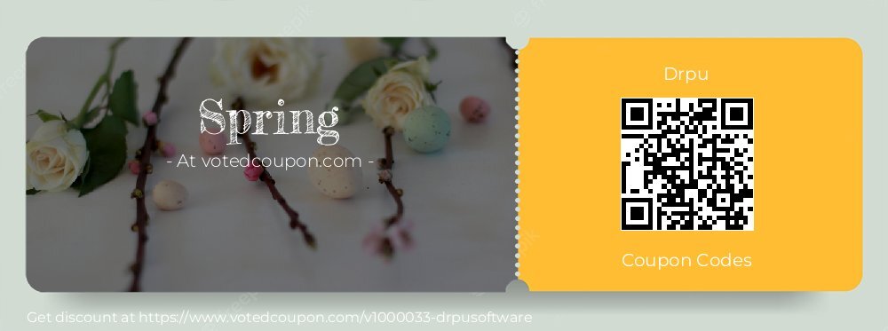 Drpu Coupon discount, offer to 2025 Spring