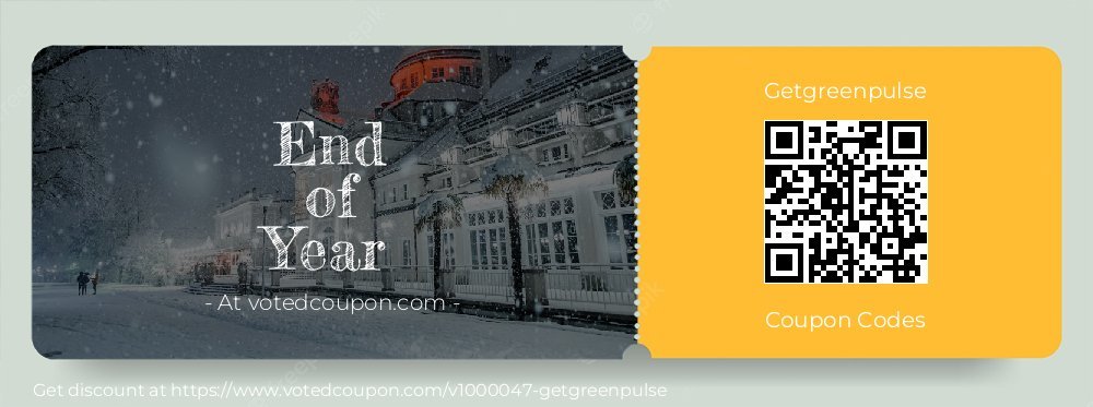 Getgreenpulse Coupon discount, offer to 2023 End of Year