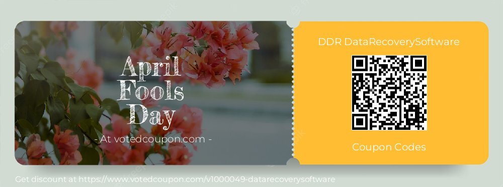 DDR DataRecoverySoftware Coupon discount, offer to 2024 April Fools Day