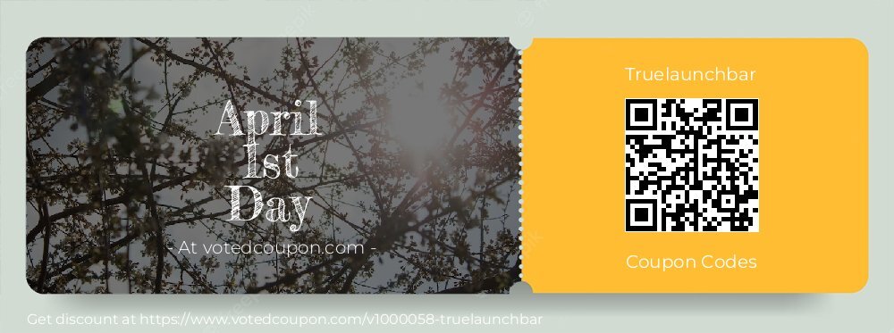 Truelaunchbar Coupon discount, offer to 2025 April 1st Day