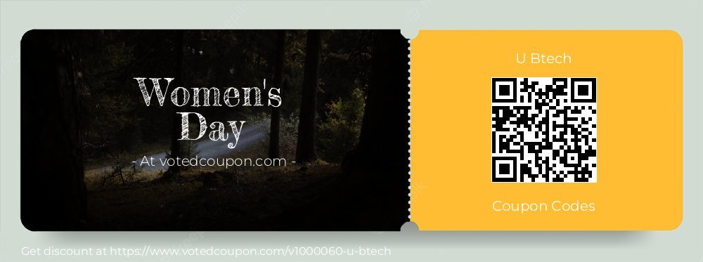 U Btech Coupon discount, offer to 2025 Easter Sunday