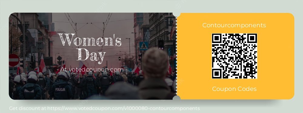 Contourcomponents Coupon discount, offer to 2024 Mothers Day