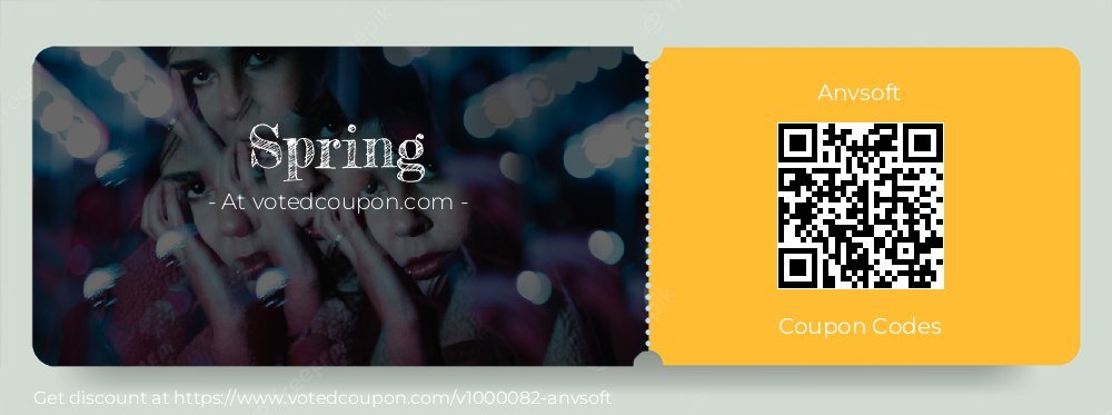 Anvsoft Coupon discount, offer to 2025 Spring